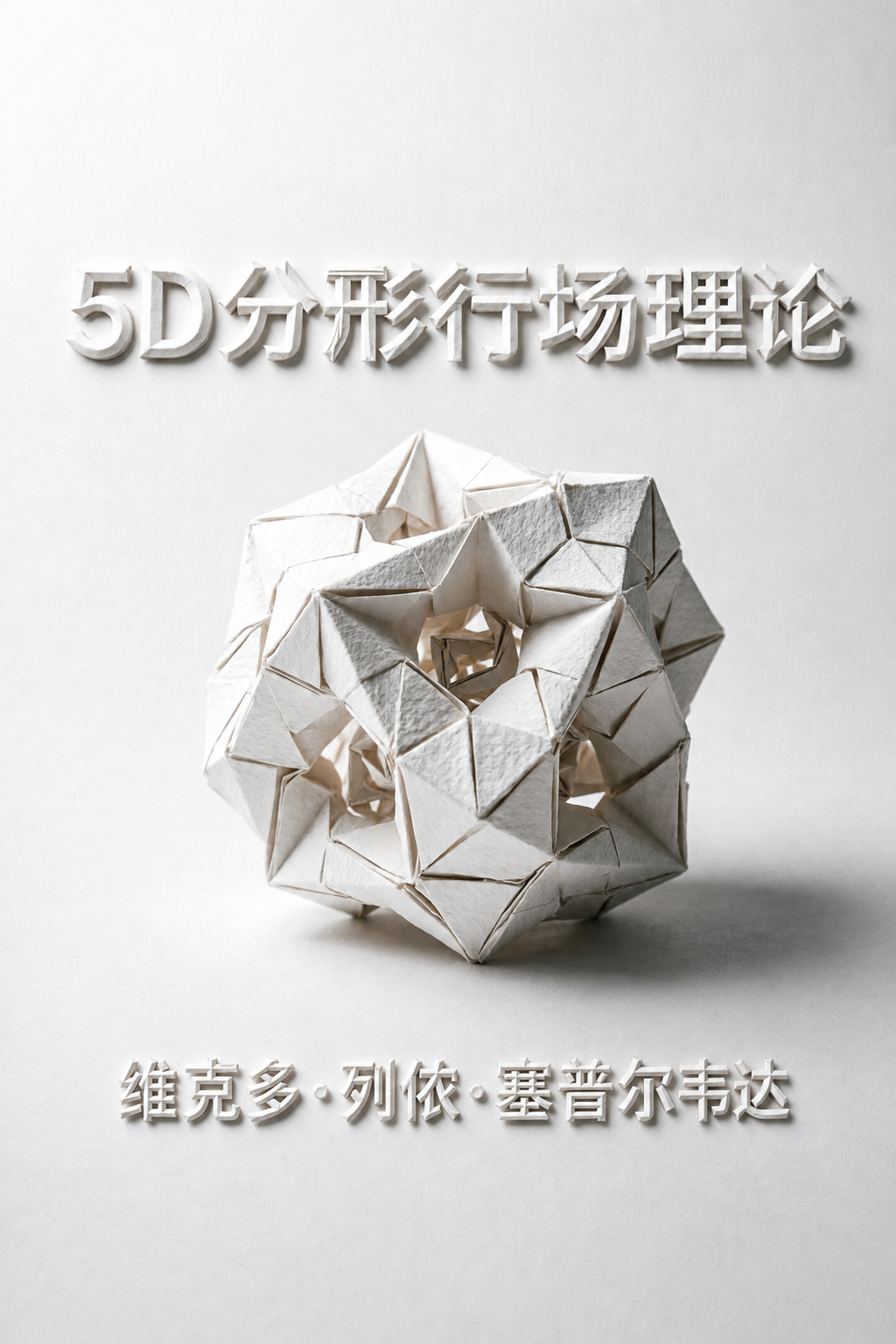 Tapa Segunda edición El Campo del Acto A 5D Fractal en chino
