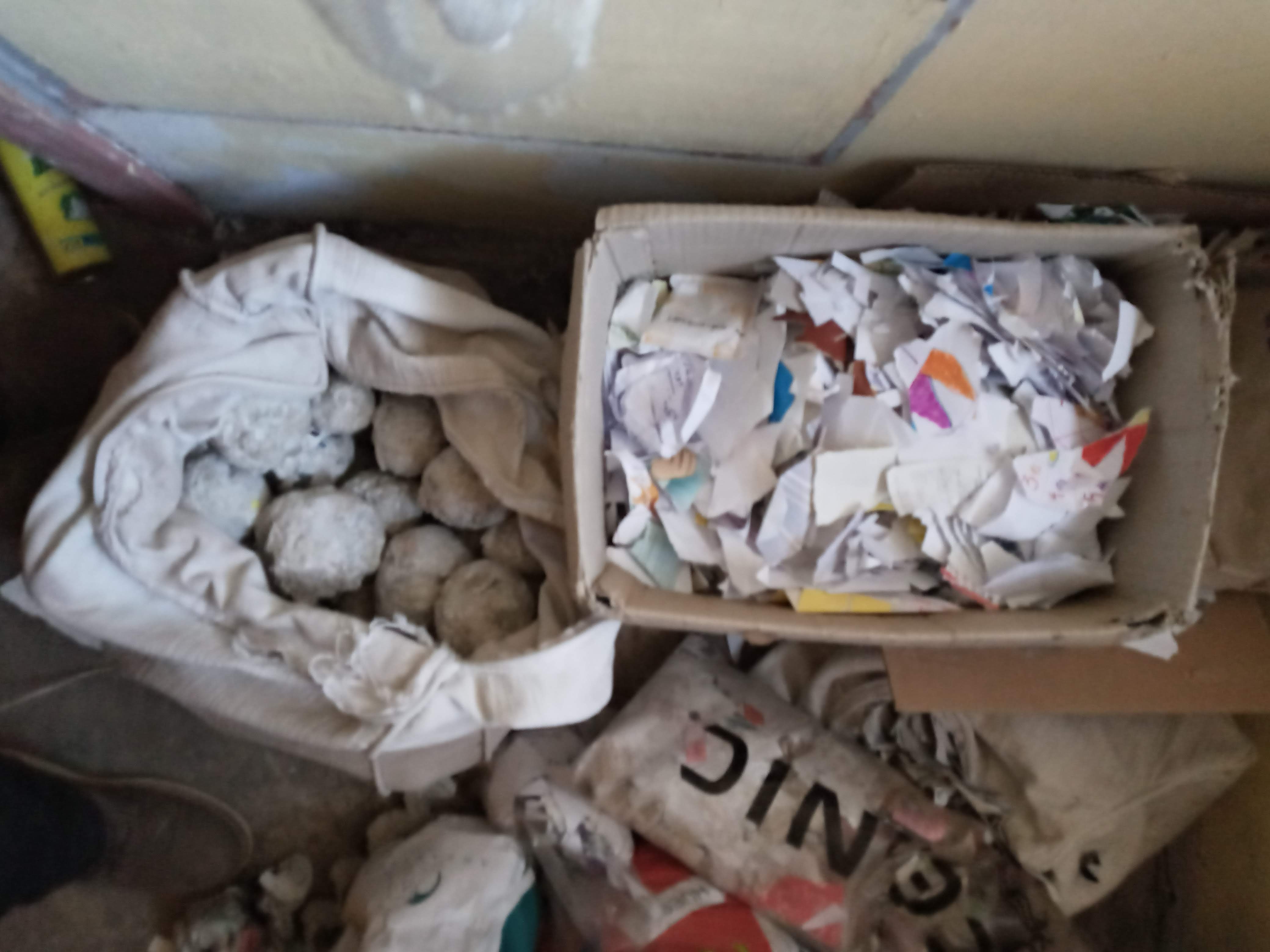 Bolas de papel